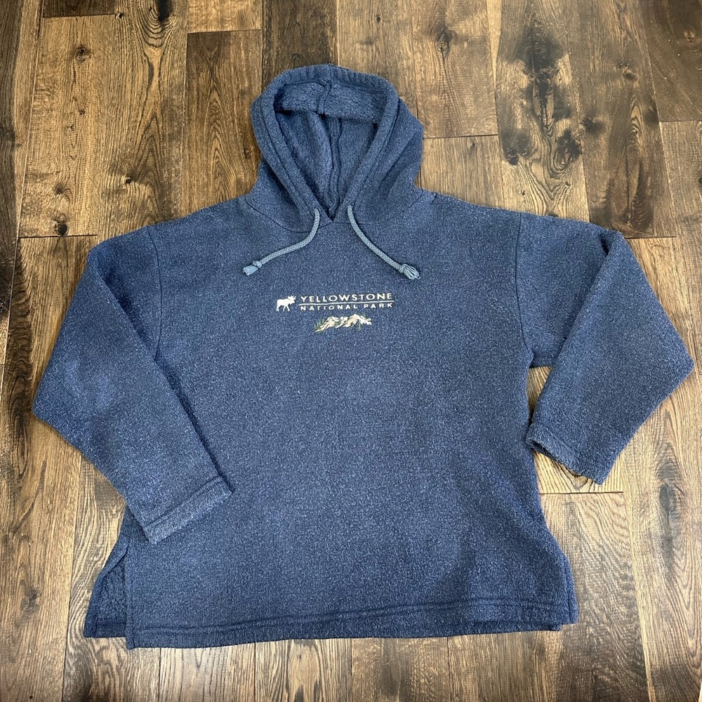 Blue Yellowstone Men's Hoodie
